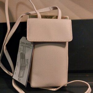 ZARA Leather Crossbody Bag